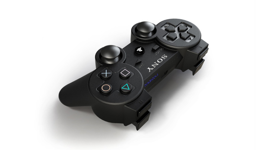 Playstation Controller Render for Technical Illustration